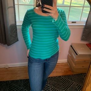 Ann Taylor Striped Long Sleeve